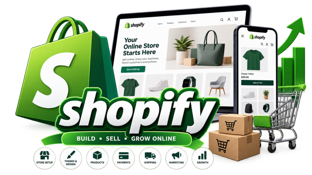 Shopify eCommerce Store Development – From Setup to Launch Training